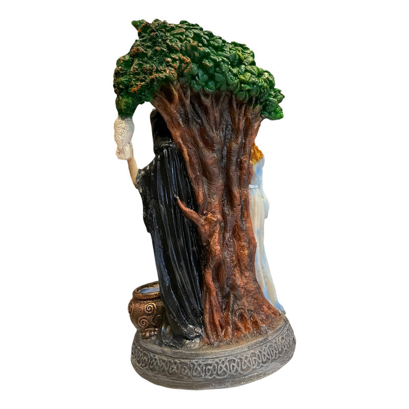 Triple Diosa Escultura De Resina 25cm De Altura Hecate