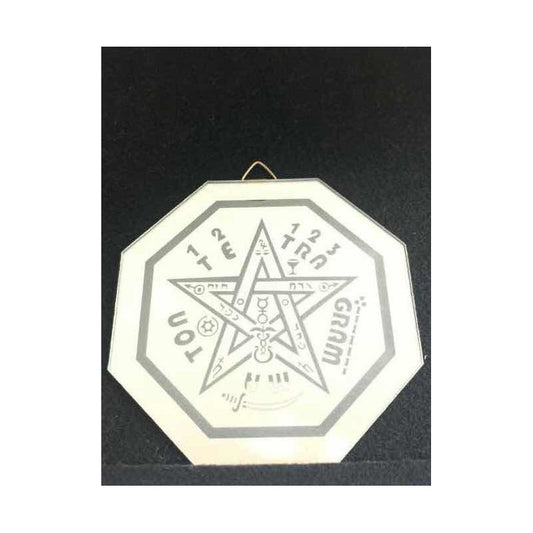 Tetragrammaton 12 cm großer Spiegel mit Gravur