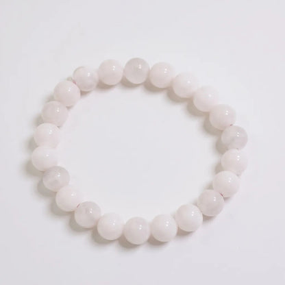 Pulsera Quartz Mediana De Cuarzo Pulido 8mm