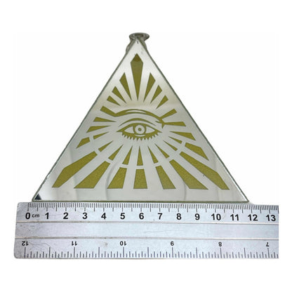 Divine Eye Engraved Mirror 12 cm