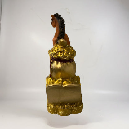 Caballo Año Chino 11x10x4cm Escultura De Resina