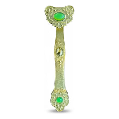 Ru Yi Amuleto De Metal Para La Riqueza 7.5 Cm Dorado