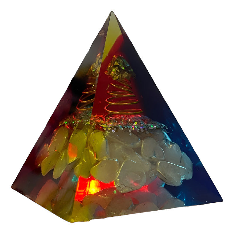 Piramides De Resina Pulida Varios Modelos 8.5x7x7 Cm