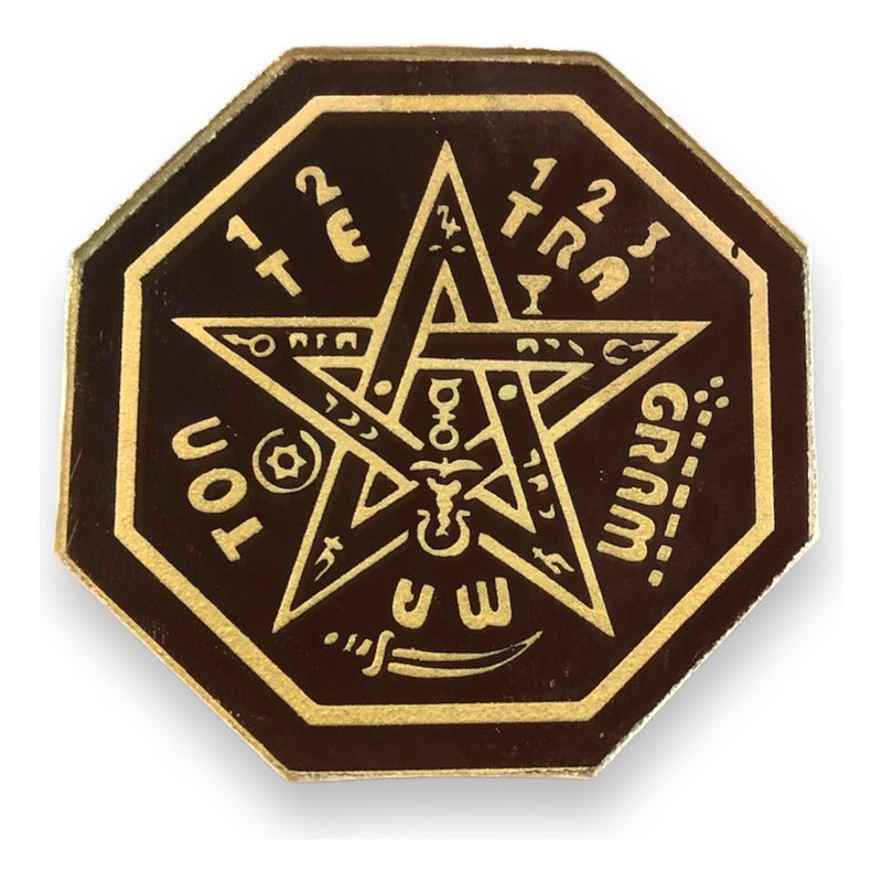 Tetragramaton 7x7 Cm Espejo Grabado