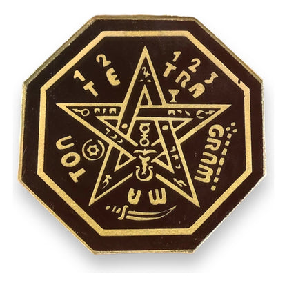 Tetragramaton 7x7 Cm Espejo Grabado