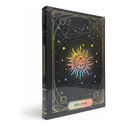 Libreta Grimorio Hojas Negras Para Rituales De Abundancia.