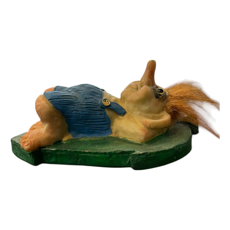 Troll Union Matrimonial Estatua De Resina De 6 Cm De Altura Verde Oscuro by HEREJE