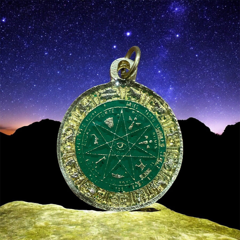 Dije Charm Hereje Estrella Zodiacal Brillante 30mm