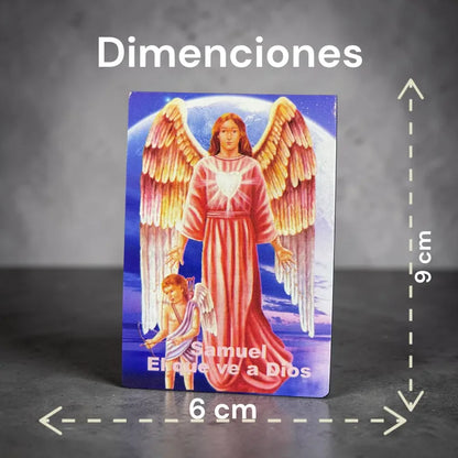 Estampas Coleccionables Esoterismo 5 Piezas Iguales Por Pac Chamuel 2 Religioso by HEREJE