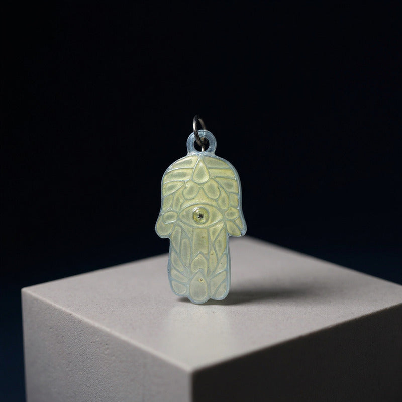 Dije Mano De Fatima Encapsulado 3 Cm De Altura