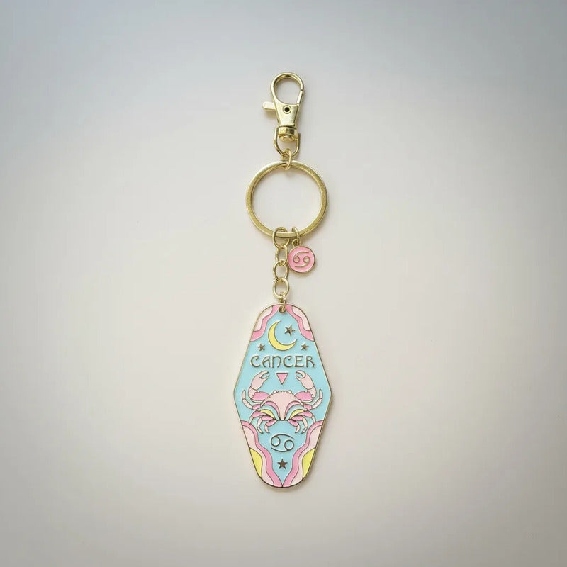 Llavero Zodiacal Hereje Diseño Astrológico Original Cancer