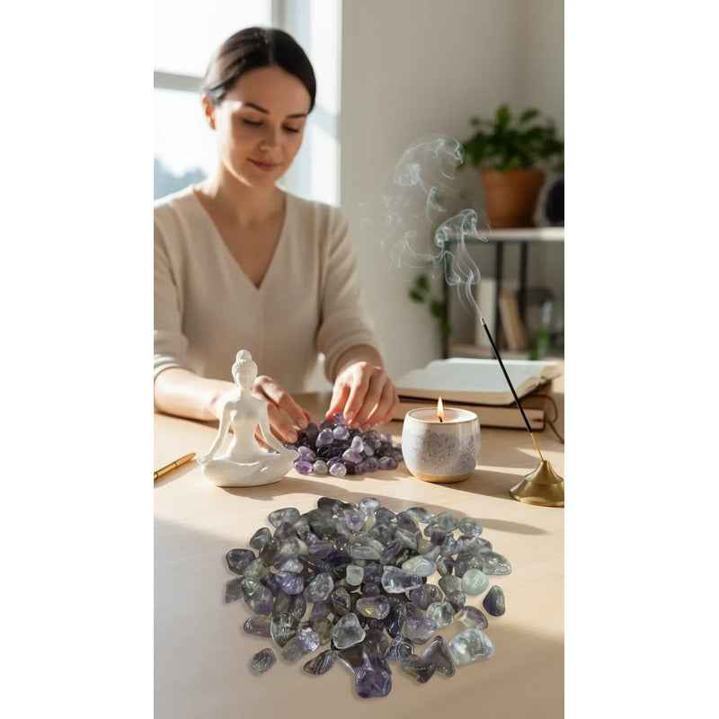 Piedras Semipreciosas Naturales Hereje Peso Variado 200 Gr. Amatista