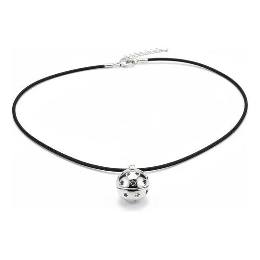 Llamador De Angeles Sencillo En Metal Dorado Plateado