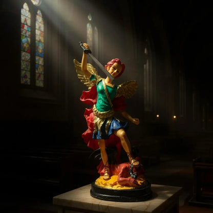 Esculturas De Arcangeles De Resina Varios Modelos