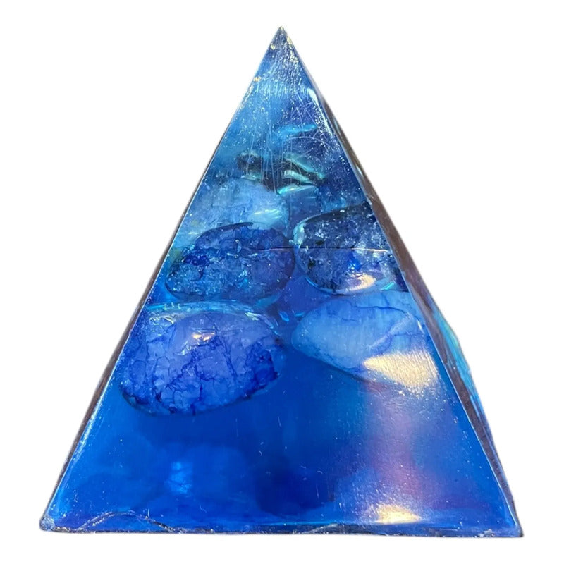 Piramide Angel En Tamaños 5 Cm, 7 Cm Y 9 Cm A Elegir Azul 5cm by HEREJE