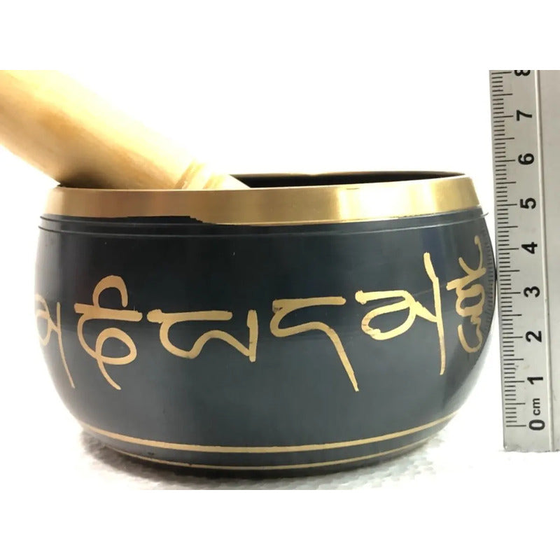 Cuenco Tibetano 105mm Diámetro 7 Metales Importado Meditacio by HEREJE