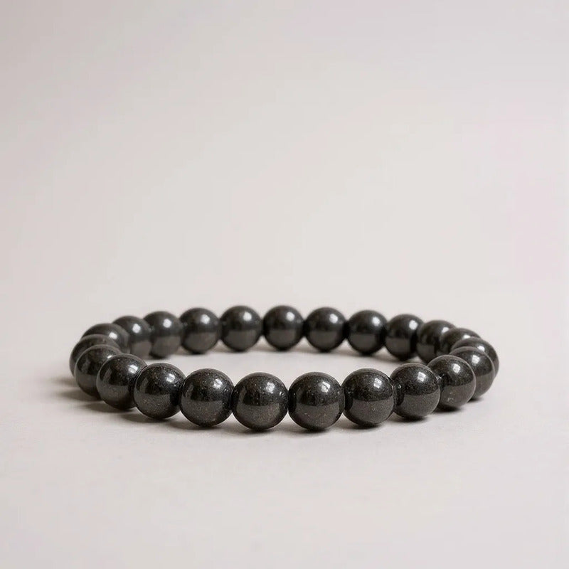 Pulsera Quartz Mediana De Cuarzo Pulido 8mm