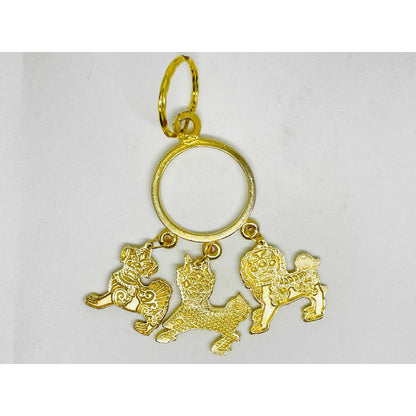 Three Guardians Chillin, Piyao, Fu Dog, Feng Shui 11 Cm