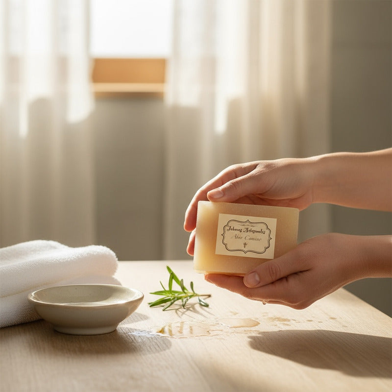 Jabon Artesanal 100 Gramos Aromas A Elegir 5x7x2cm