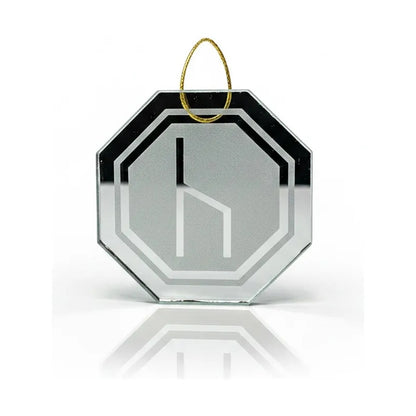 Espejo Octagonal, Grabado Con Símbolos Esotéricos De 5 Cm Experiencia Luminosa by HEREJE