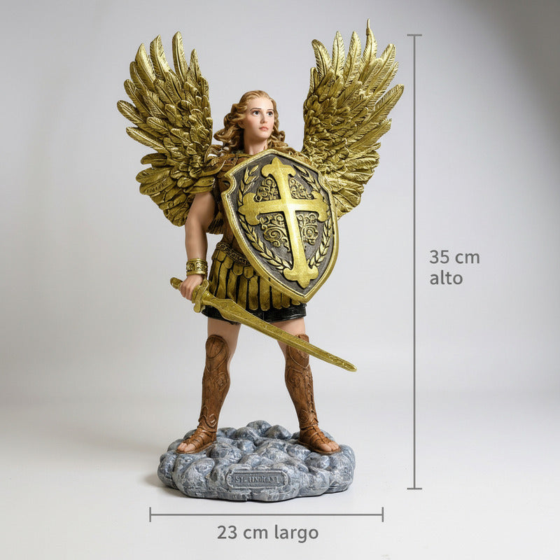 Arcangeles De 35cm Altura Figura De Resina Modelo A Elegir