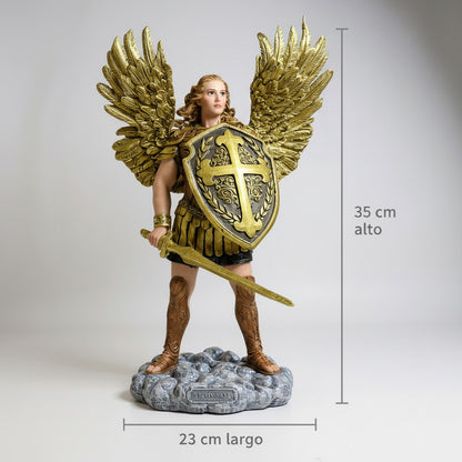 Arcangeles De 35cm Altura Figura De Resina Modelo A Elegir
