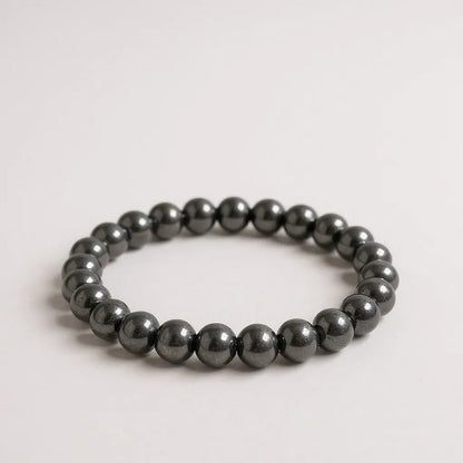 Pulsera Quartz Mediana De Cuarzo Pulido 8mm