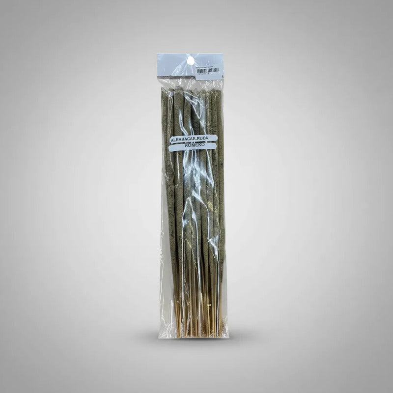 Incienso Artesanal 20 Varitas Gruesas Aroma A Elegir Albahaca-ruda-romero by HEREJE