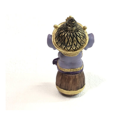 Ganesh-Baby im Fass, 14,5 cm, Nationalharz