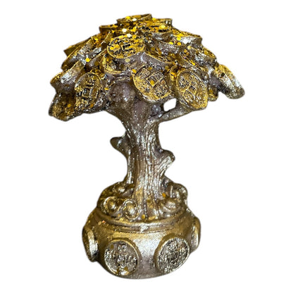 Coin Tree 7cm Resin Figure For Abundance