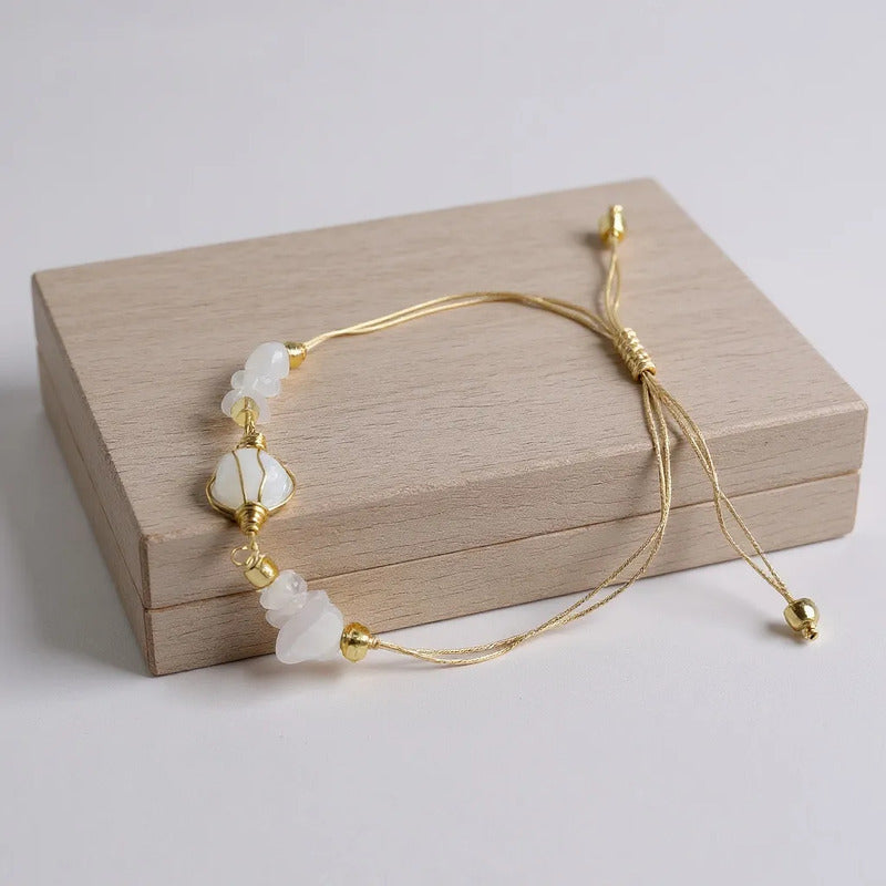 Pulsera Hereje Ajustable De Cuarzo