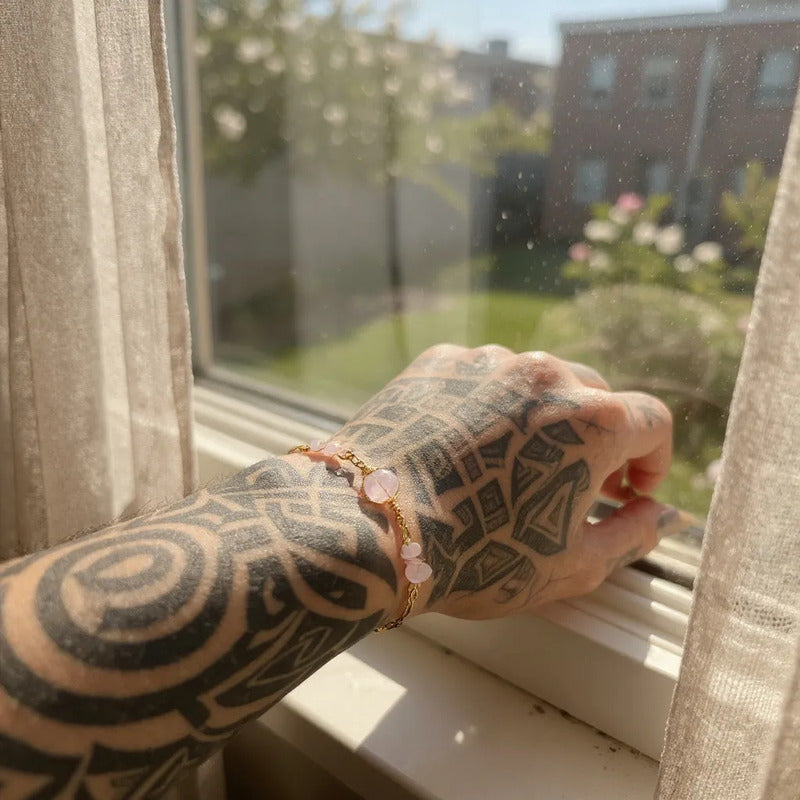 Pulsera Hereje Ajustable De Cuarzo