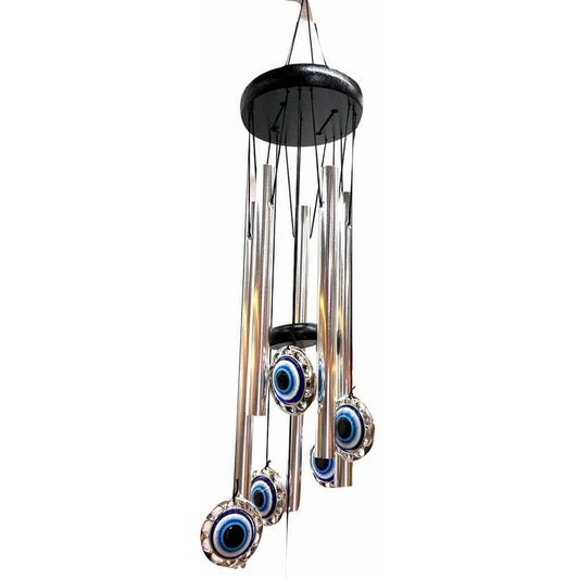 Wind Chime Campaña De Viento Feng Shui Ojo Turco 60 Cm