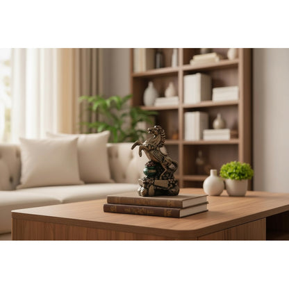 Caballo Figura De Resina Año Chino 8x5cm