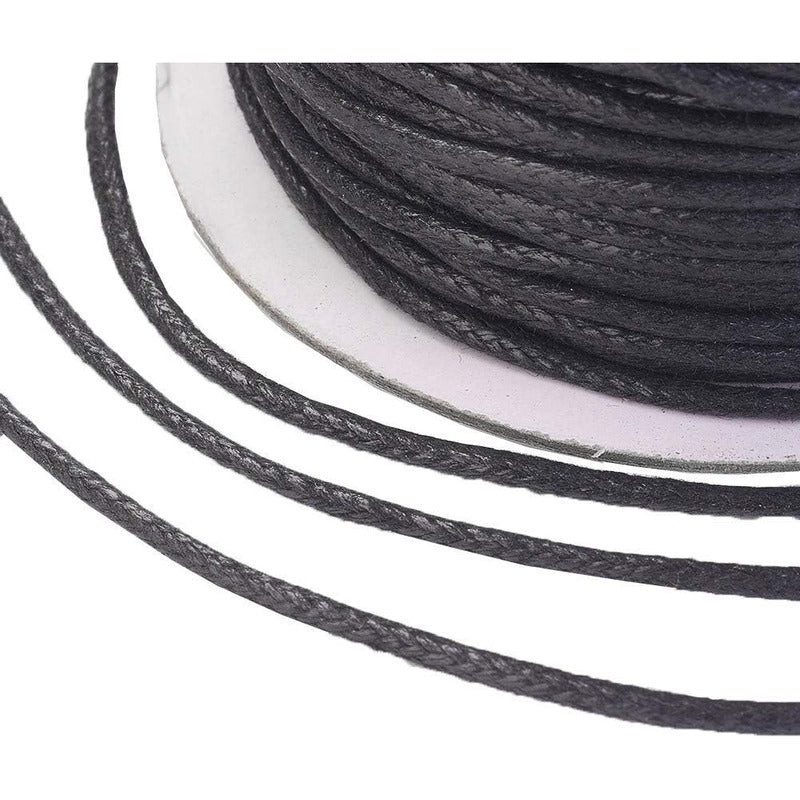 Cordón De Algodón Encerado De 100 Yardas, 1,5 Mm, Para Joyas