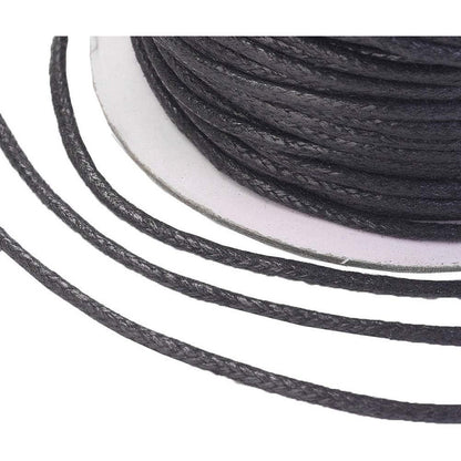 Cordón De Algodón Encerado De 100 Yardas, 1,5 Mm, Para Joyas