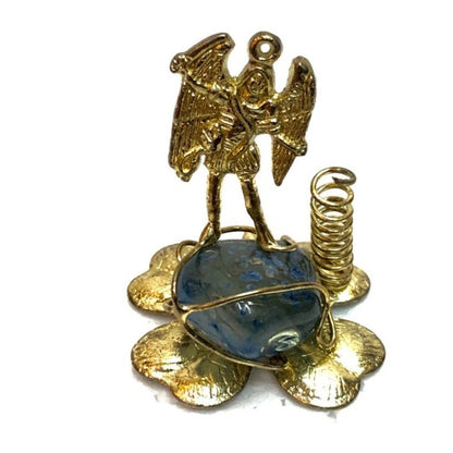 Porta Incienso Varita Cuarzo Laton