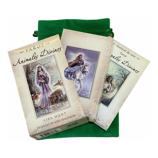 Divine Animals + bag + Original Oracle Tarot book 12.5cm
