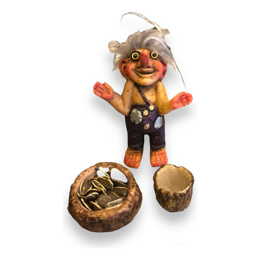 Troll Business Builder + Feeder 9cm Resin Figure