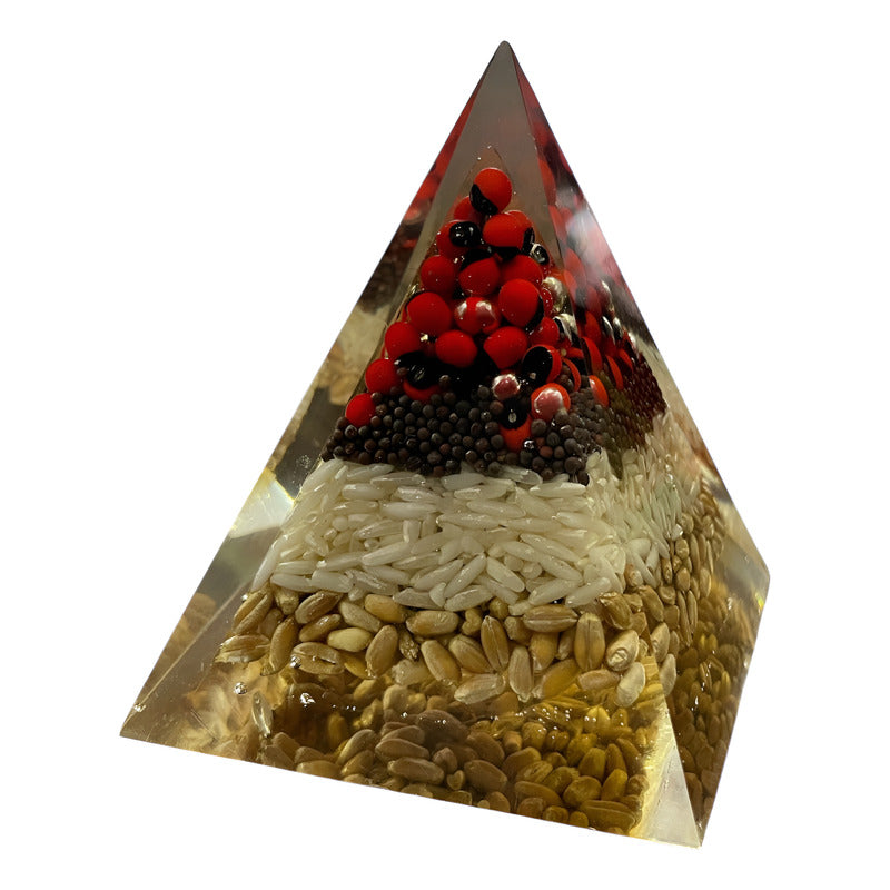 Piramides De Resina Pulida Varios Modelos 8.5x7x7 Cm