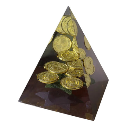 Piramides De Resina Pulida Varios Modelos 8.5x7x7 Cm