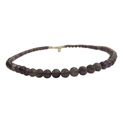 Amatista Collar De Piedra Natural