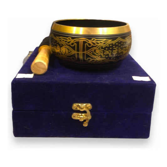 Cuenco Tibetano Negro 130mm