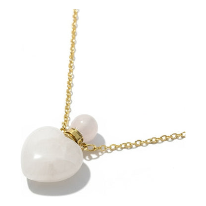 Cuarzo Amatista Rosa Blanco Varios Modelos Perfumero 4 Cm