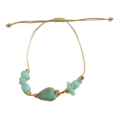 Pulsera Hereje Ajustable De Cuarzo