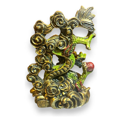 Chinese Year Dragon Resin Figure 11cm Feng Shui