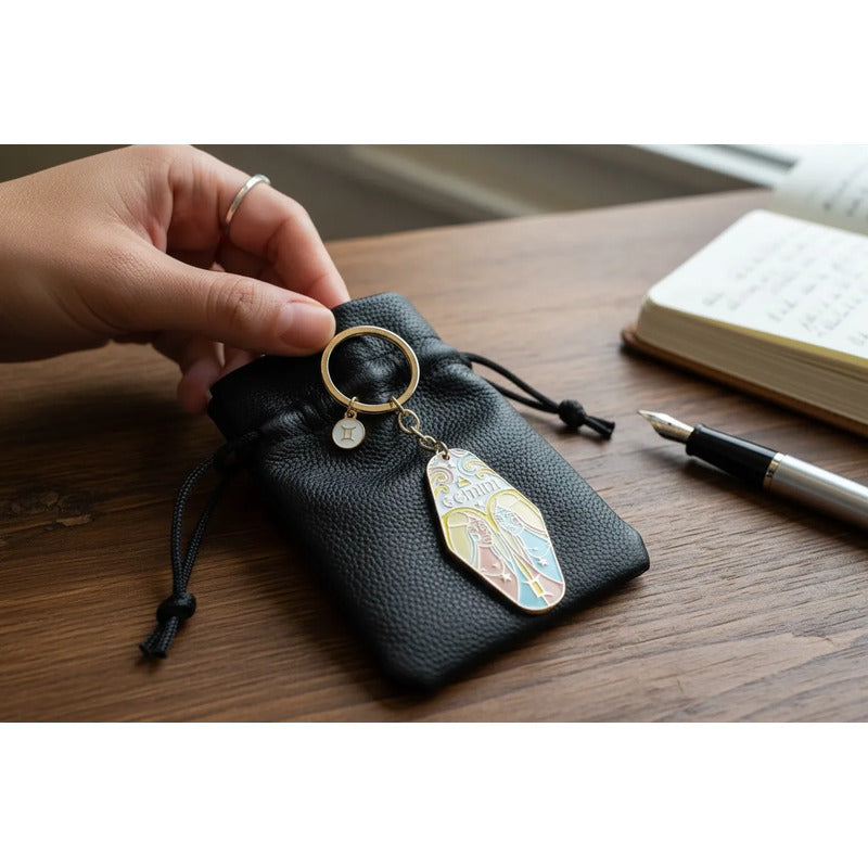 Llavero Zodiacal Hereje Diseño Astrológico Original Geminis