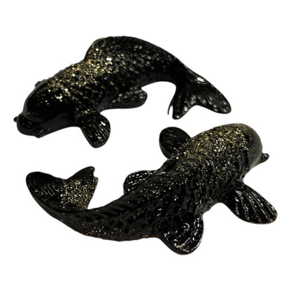 Carp, Ajowana, Fish of Abundance Crystal Resin Sculpture