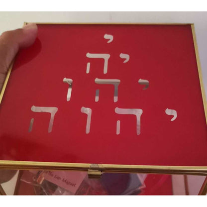 Tetragrammaton Kristalldose 15 cm