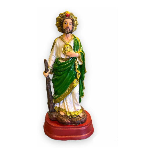 Saint Jude Thaddeus Resin Sculpture Handmade 14.4x5x6.4cm